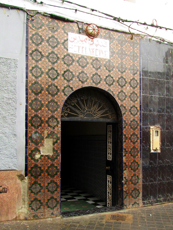 A door in Casablanca's medina