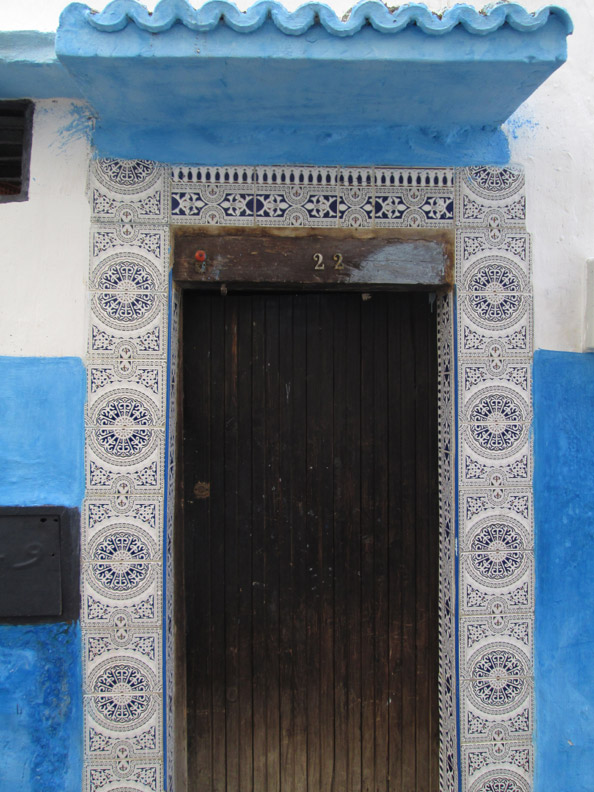 Door in Rabat Morocco