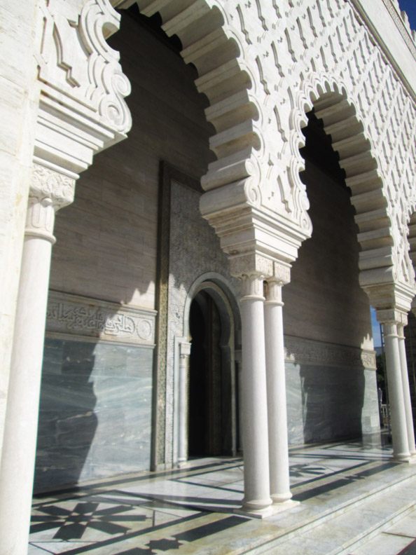 Mohammed V Mausoleum in Rabat Morocco