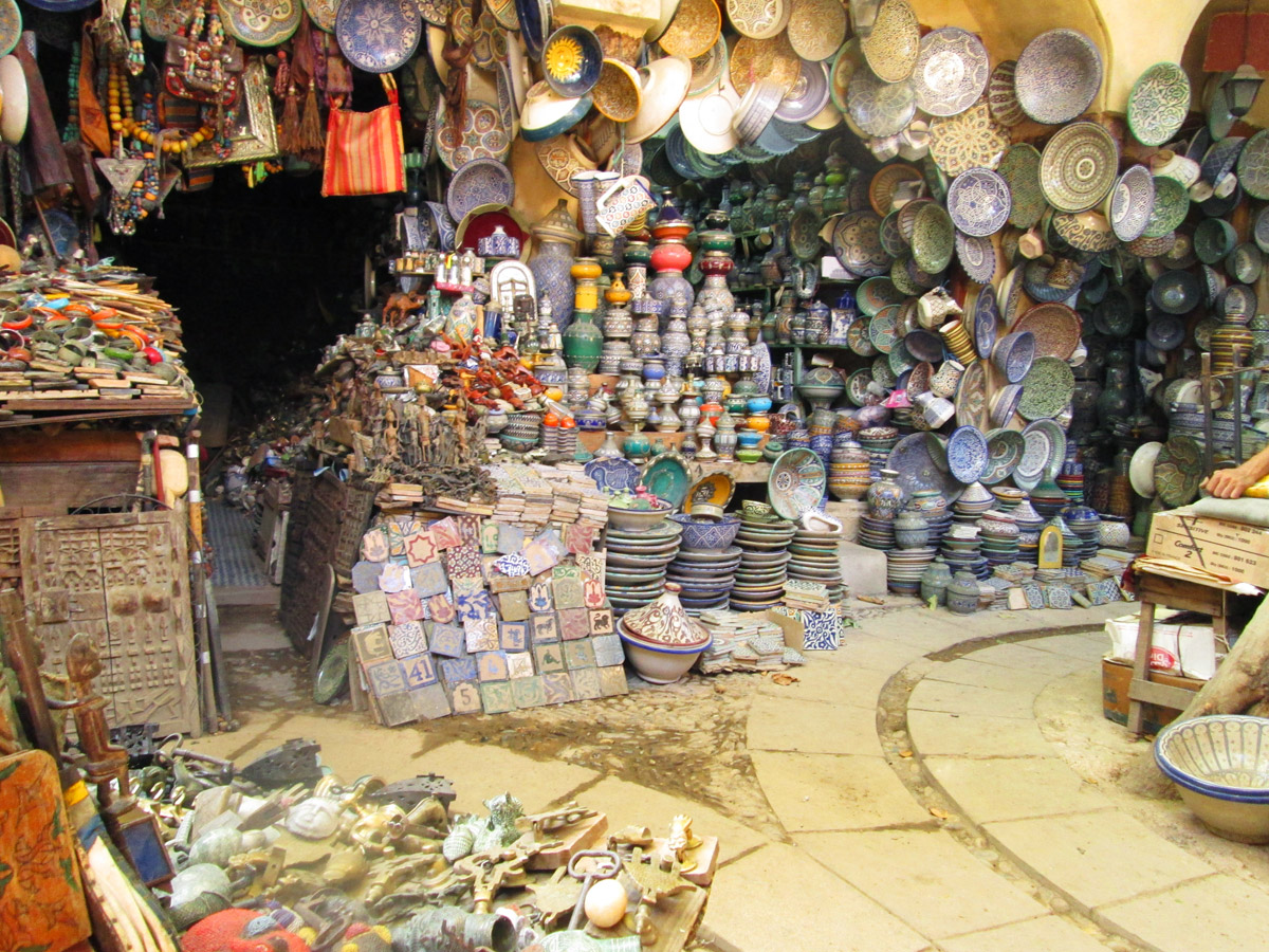 Souks in Fes, Morocco