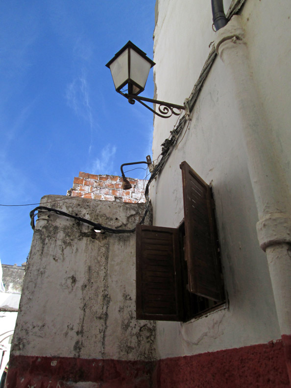 A window in Rabat Morocco Medina Old City