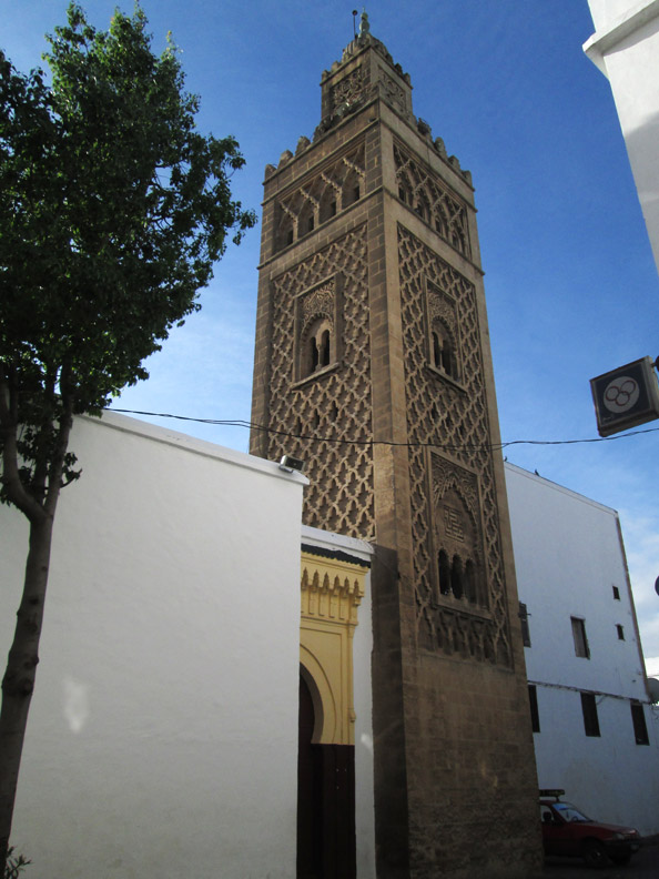 Minaret in the Medina of Casablanca, Morocco