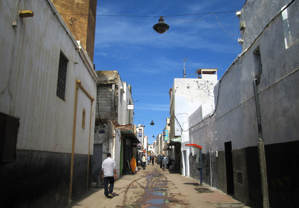 A window in Rabat Morocco Medina Old City