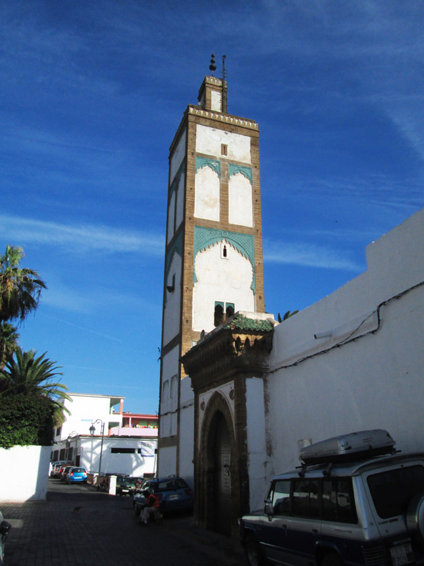 Minaret in the Medina of Casablanca, Morocco