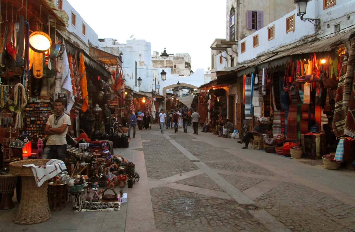 Souks in Rabat, Morocco