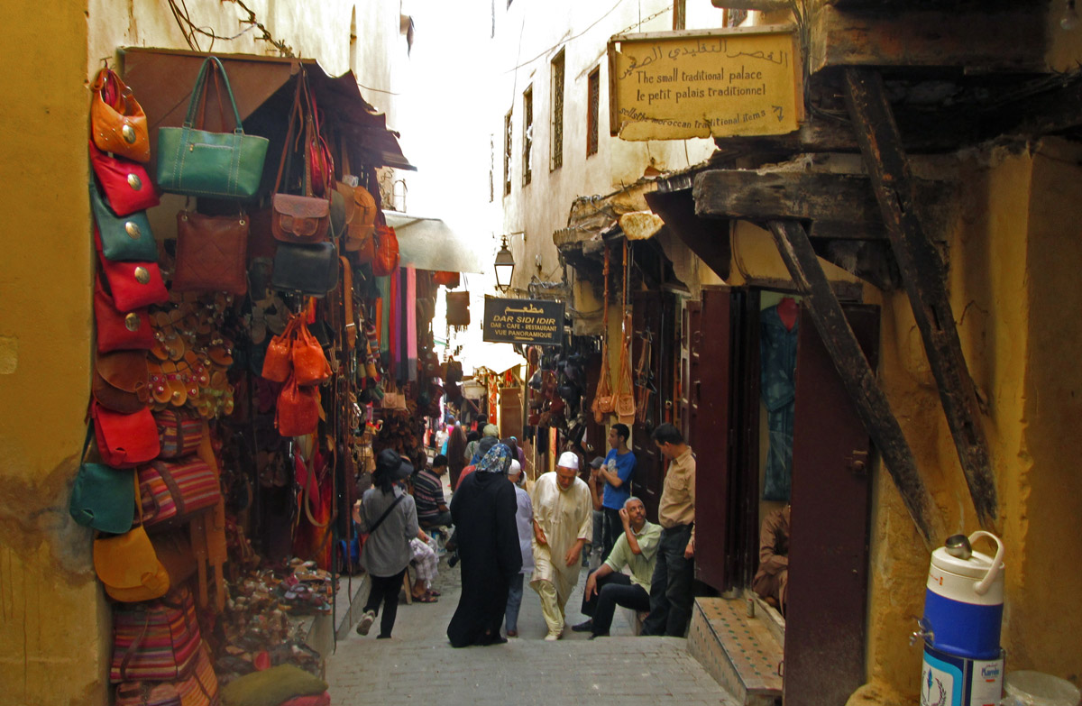 Souks in Fes, Morocco