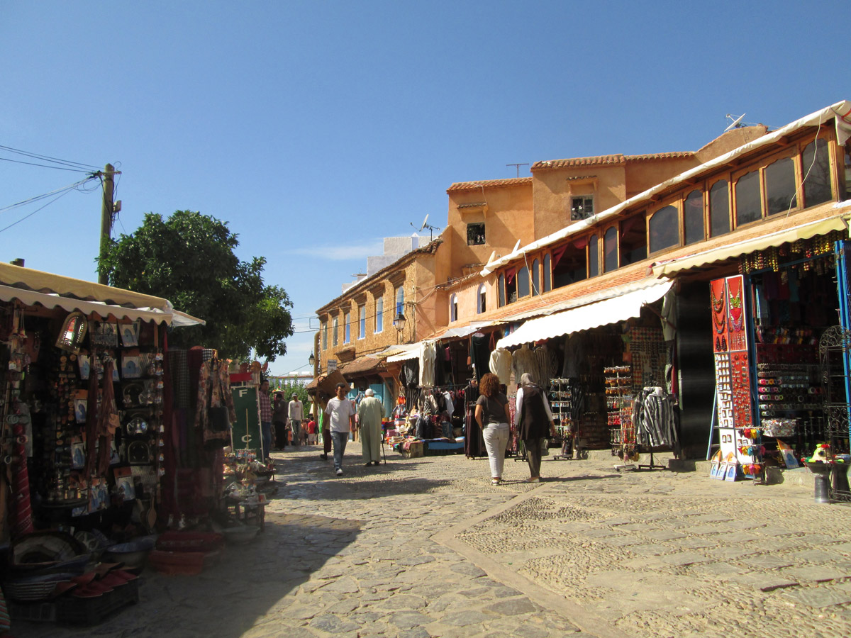 Plaza el Makhzen in Chefchaouen Morocco