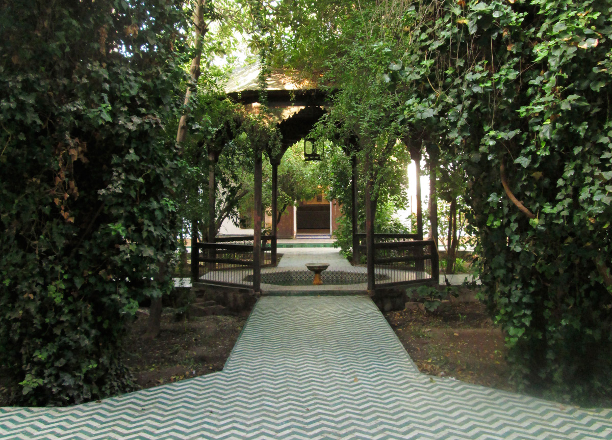 Dar Si Said Museum courtyard in Marrakesh Morocco