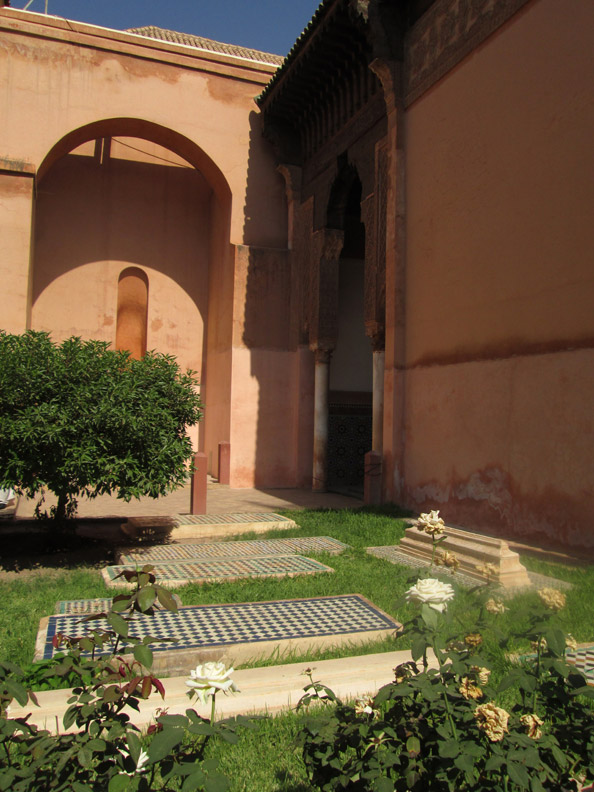 Saadian Tombs in Marrakesh Morocco