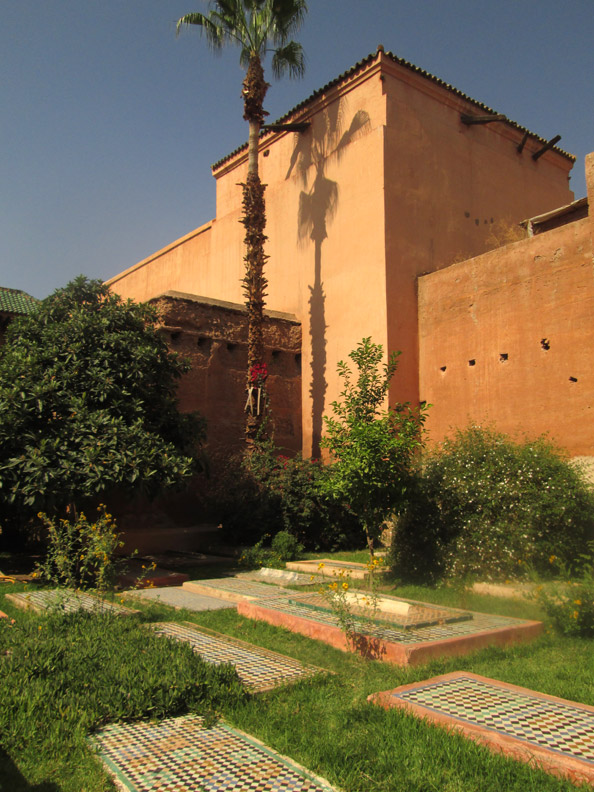 Saadian Tombs in Marrakesh Morocco