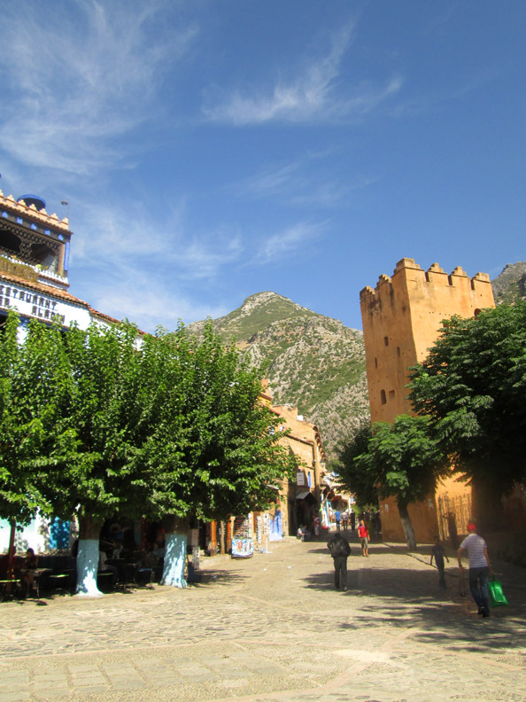 Plaza el Makhzen in Chefchaouen Morocco