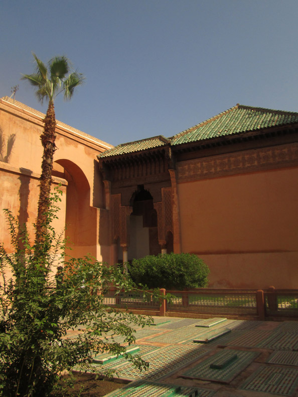 Saadian Tombs in Marrakesh Morocco