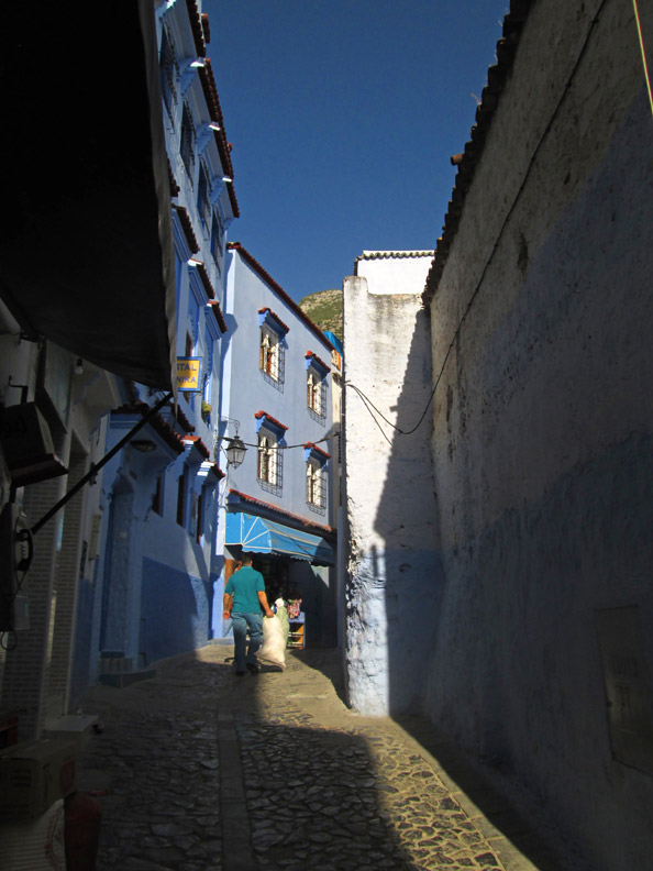 wandering in Chefchaouen Morocco