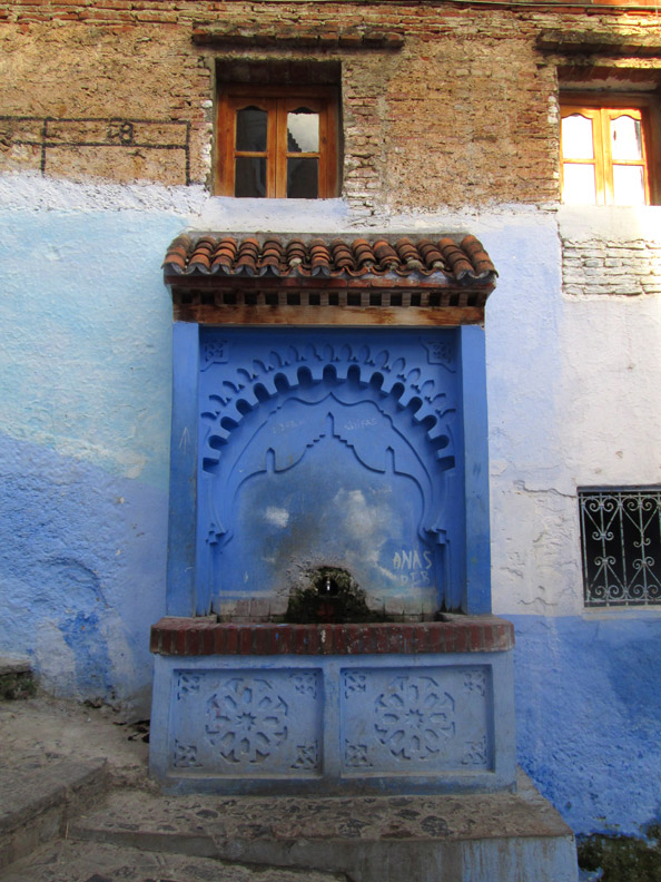 fountain in Chefchaouen Morocco