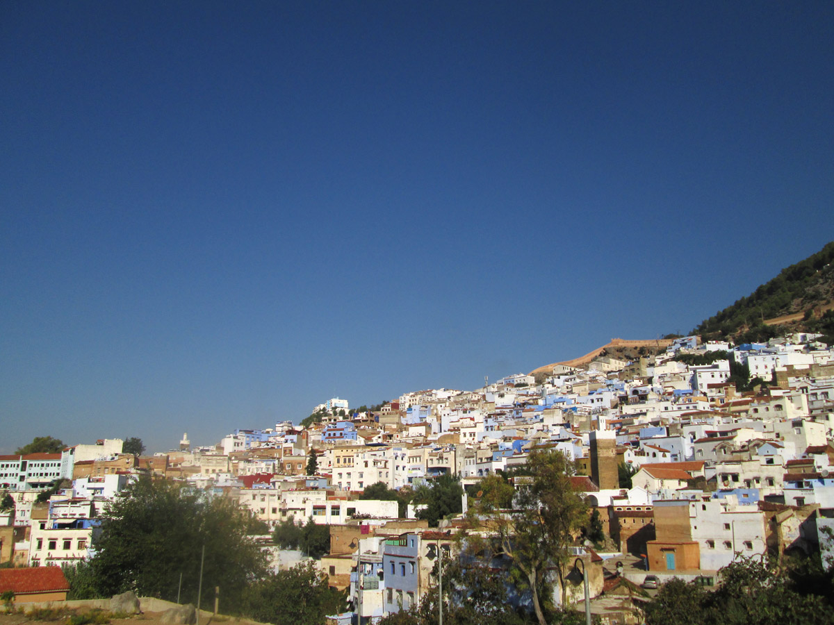 Chefchaouen Morocco just after sunrise